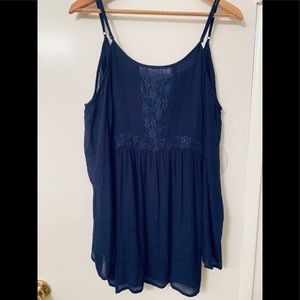 TOBI Navy Lace Dress